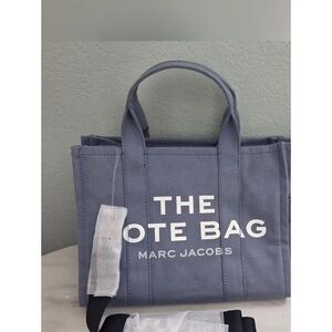 Marc Jacobs The Canva Medium Tote Bag in  Blue Shadow